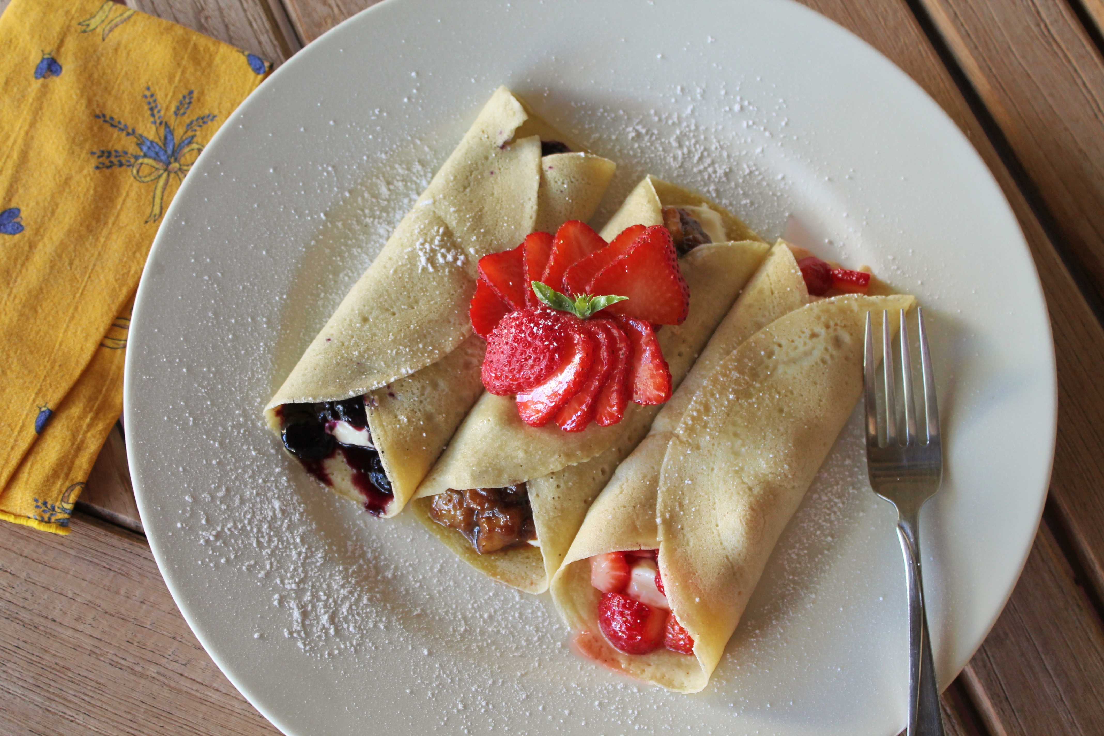 Grain Free Dessert and Breakfast Crepes